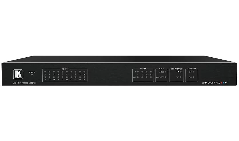 Матричный коммутатор Kramer с DSP и AEC (AFM-20DSP-AEC)
