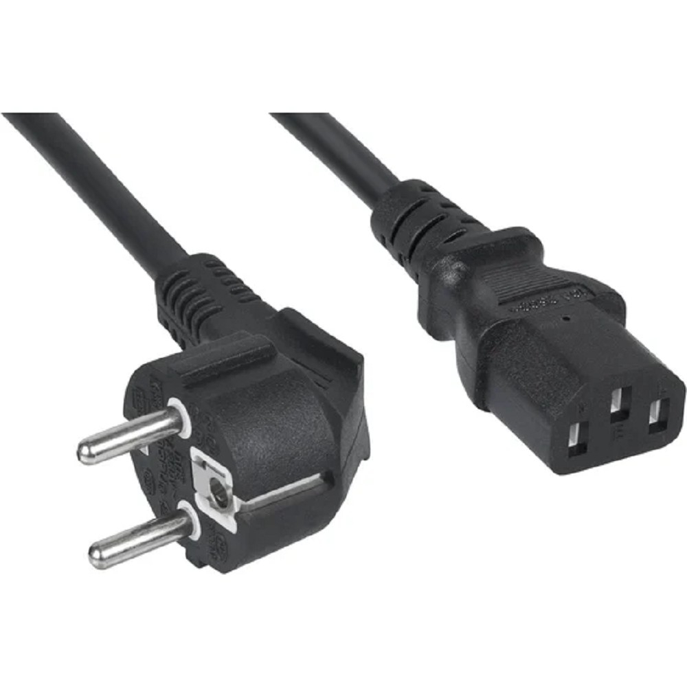 Cabeus PC-186-VDE-1.0-5M Кабель питания компьютера (Schuko+C13) (3x1.0), 5 м
