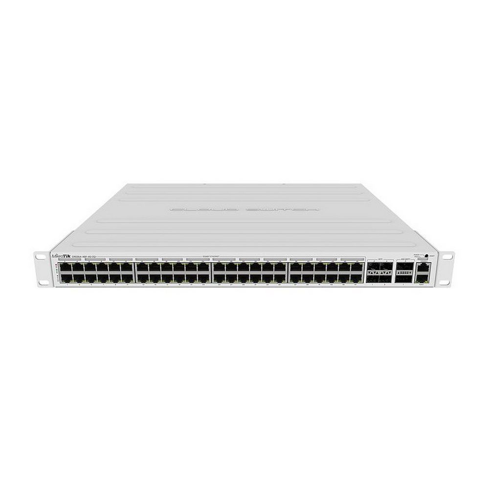 Коммутатор MikroTik CRS354-48P-4S+2Q+RM 1x100Mb 48G 4SFP+ 48PoE+ 700W управляемый