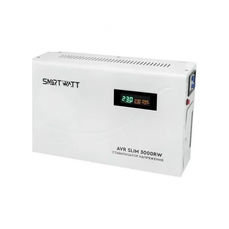 Стабилизатор напряжения Smartwatt AVR Slim 3000RW 3000ВА белый в Санкт-Петербурге
