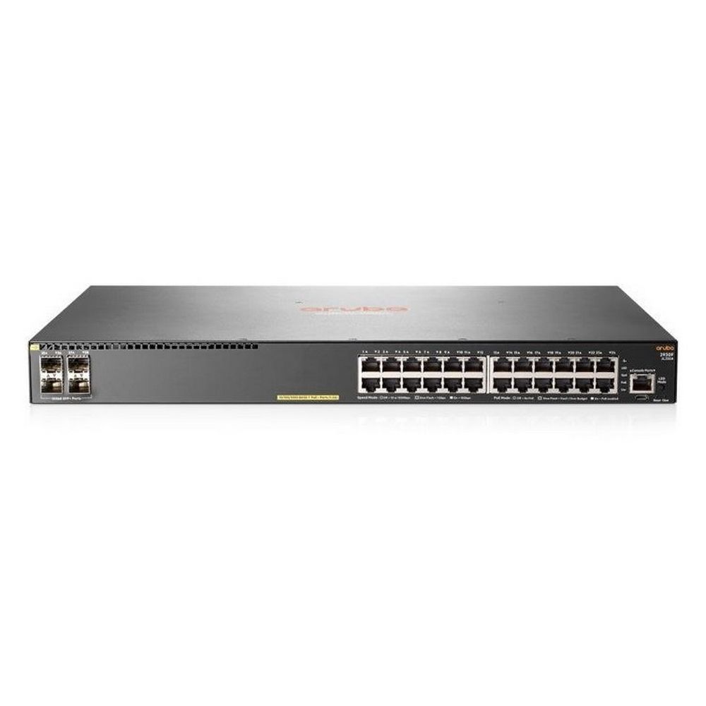 Коммутатор HPE Aruba 2930F JL255A 24G 4SFP+ 24PoE+ 370W