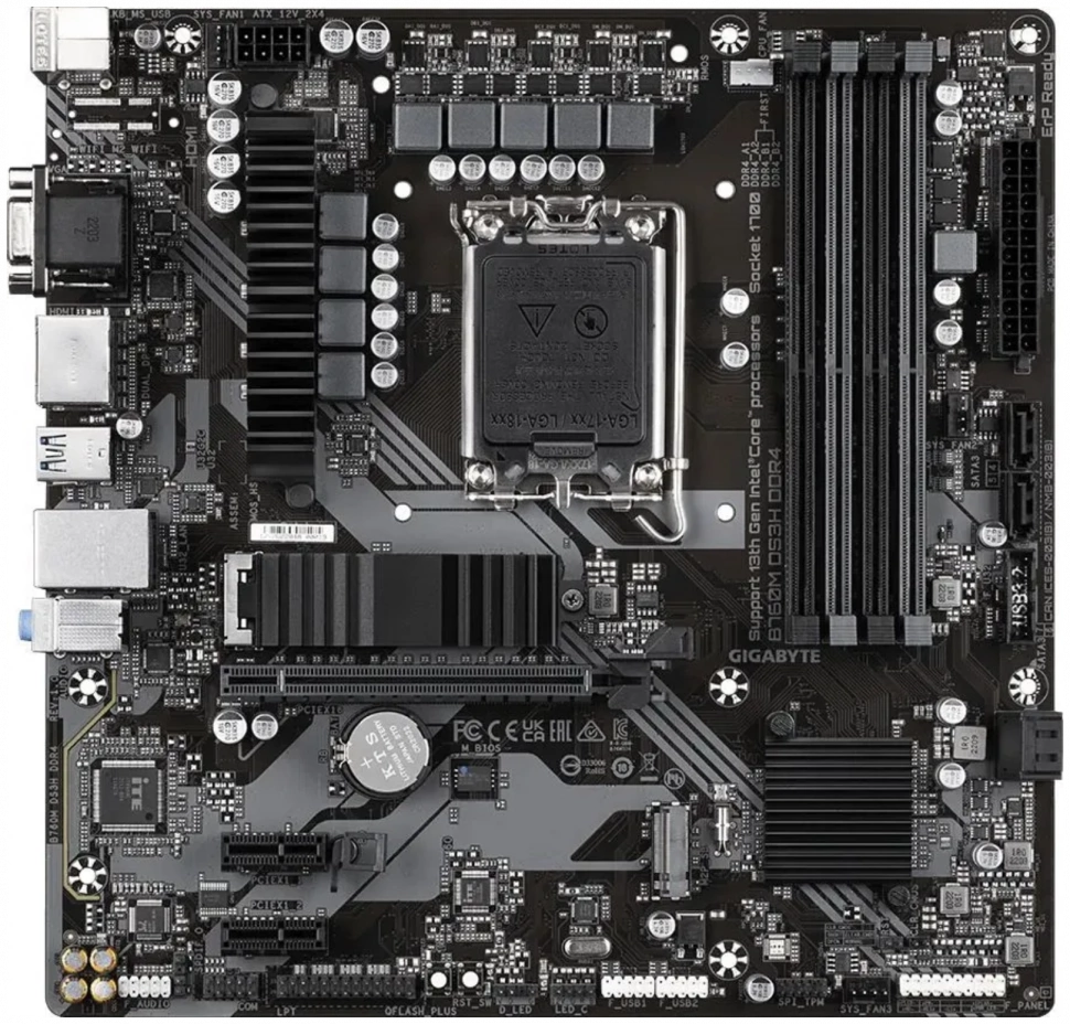 Материнская плата Gigabyte B760M DS3H