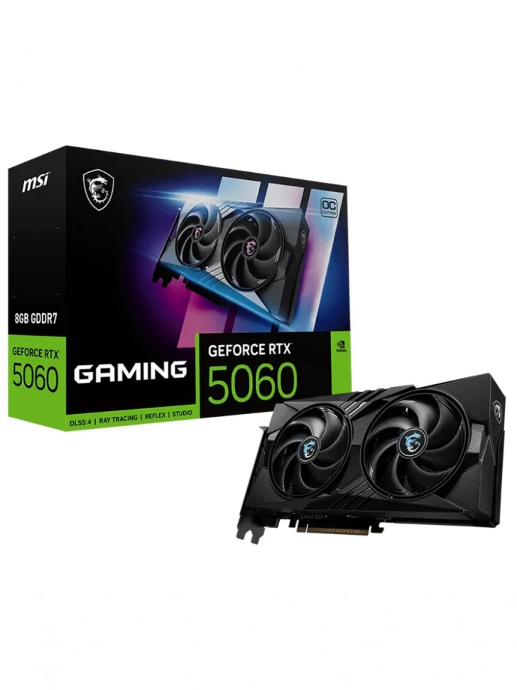 Видеокарта Asus GeForce RTX 5060 8Gb TUF-RTX5060-O8G-GAMING (90YV0N00-M0NA00)