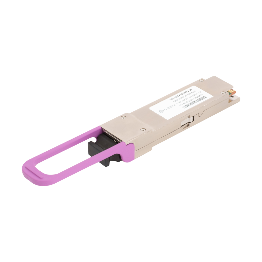Модуль B-OptiX, QSFP28 100GBASE, BiDi, 1309.14нм, разъем LC дальность до 40км