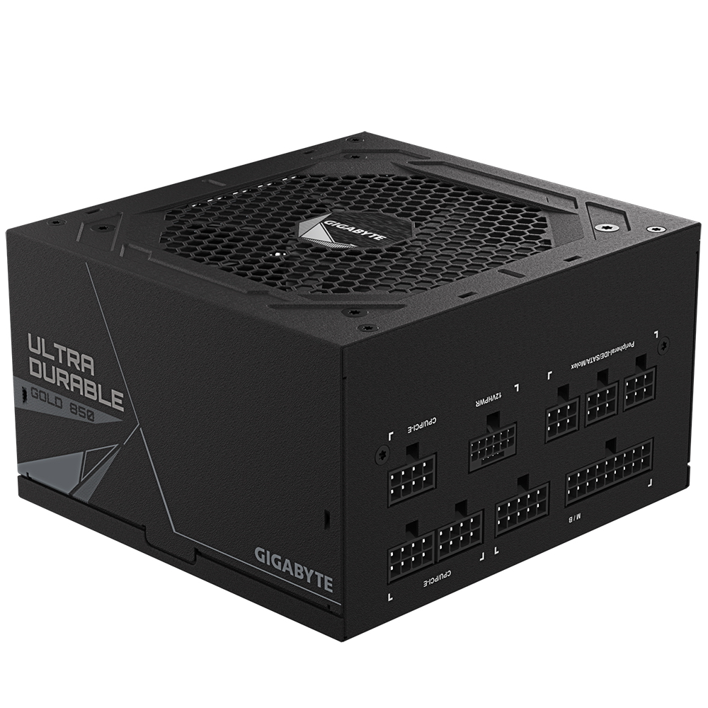 Блок питания 850W Gigabyte UD850GM PG5 P850W (ATX, 20+4 pin, 120mm fan, PCI-E 6+2Px4+16 pin, 8xSATA) (GP-UD850GM PG5 V2)