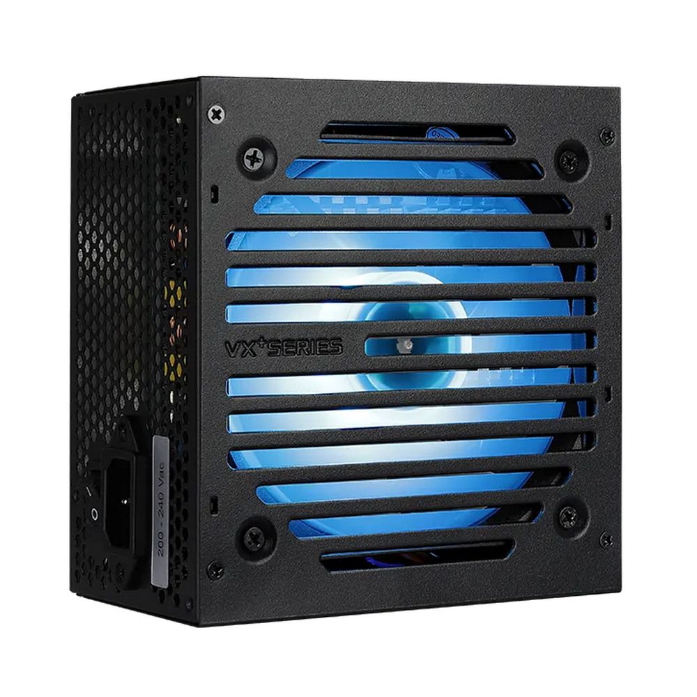 Блок питания Aerocool VX Plus 800 RGB 800W, ATX v2.3, RGB Fan 12cm, 500mm cable, Retail (VX PLUS 800 RGB)