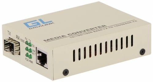 Медиаконвертер Gigalink GL-MC-UTPG-SFPG-F.r2