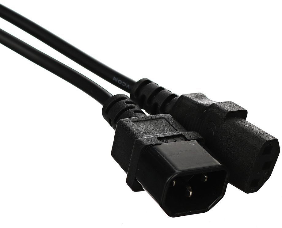 VCOM CE001-CU0.5-1.8 Кабель монитор - компьютер 220V (UPS -> устройство) <VDE> 3G*0.5mm2 , 1.8м
