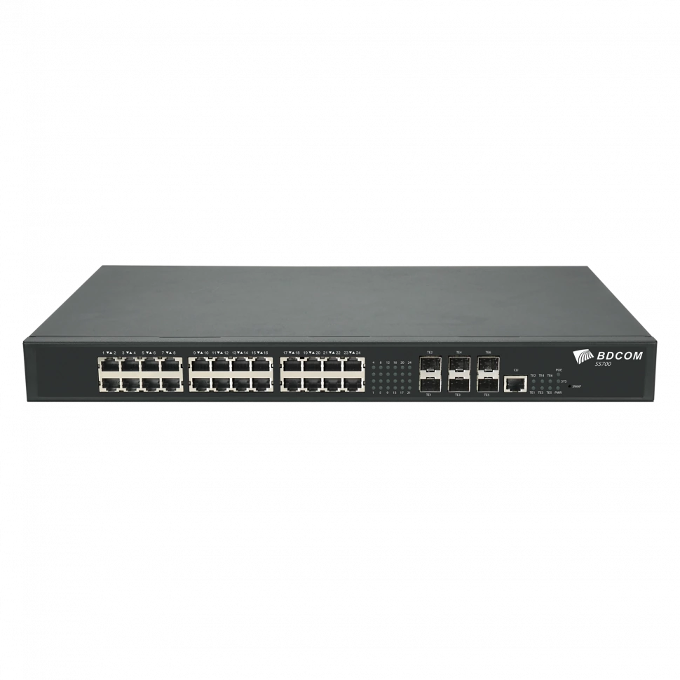 Коммутатор BDCom S5700-24EP6X