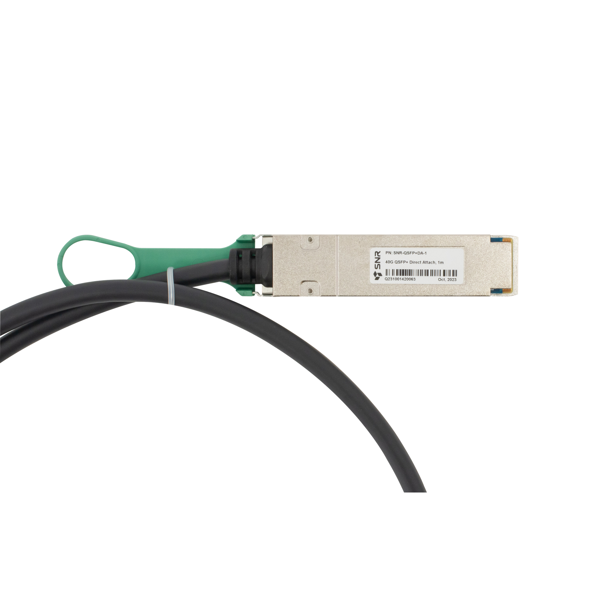 SNR Direct Attach модуль, QSFP+ 40GBASE, дальность до 1м. (SNR-QSFP+DA-1)