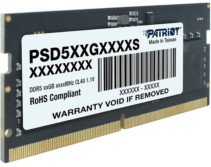 Память DDR5 16Gb 4800MHz Patriot PSD516G480081S RTL CL40 SO-DIMM 260-pin 1.2В single rank