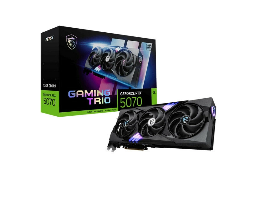 Видеокарта MSI GeForce RTX 5070 12G Gaming Trio OC
