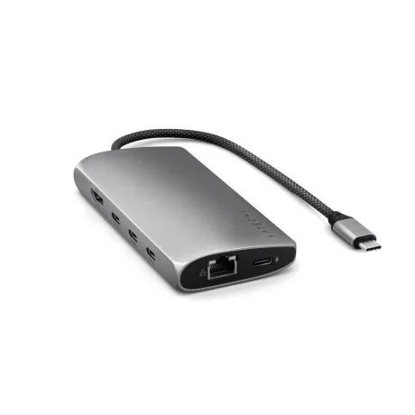 Адаптер Satechi USB-C Multiport Adapter 8K with Ethernet V3. Цвет: серый космос в Санкт-Петербурге