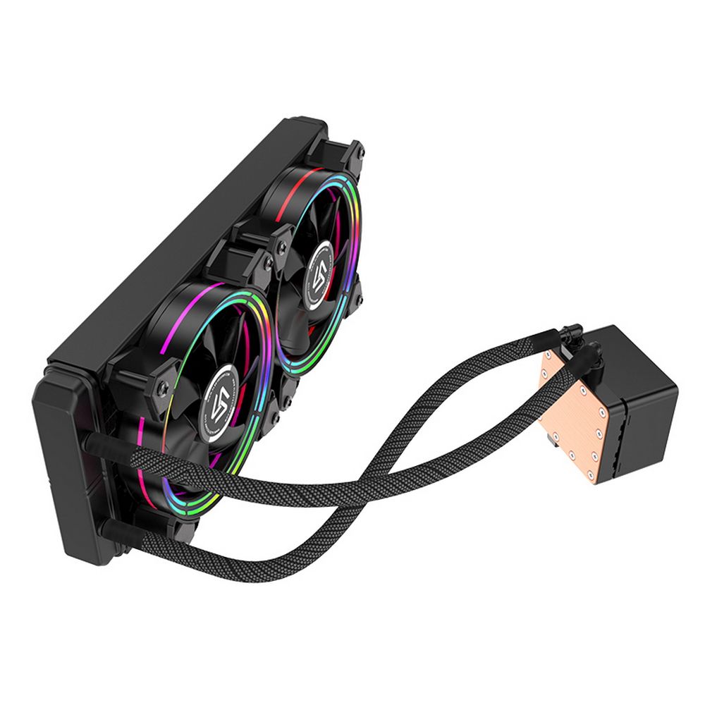 H240 TDP 180W (при T воздуха 45 С)Universal Platfrom PWM Single 5colors+ LED fan RTL {8