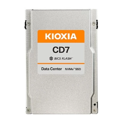 SSD накопитель Kioxia CD7-R 15.36Tb, Объем 15.36 Тб, форм-фактор 2.5", интерфейс PCI-E 4.0 x4, скорость записи до: 5600 МБ/с, скорость чтения до: 6450 МБ/с