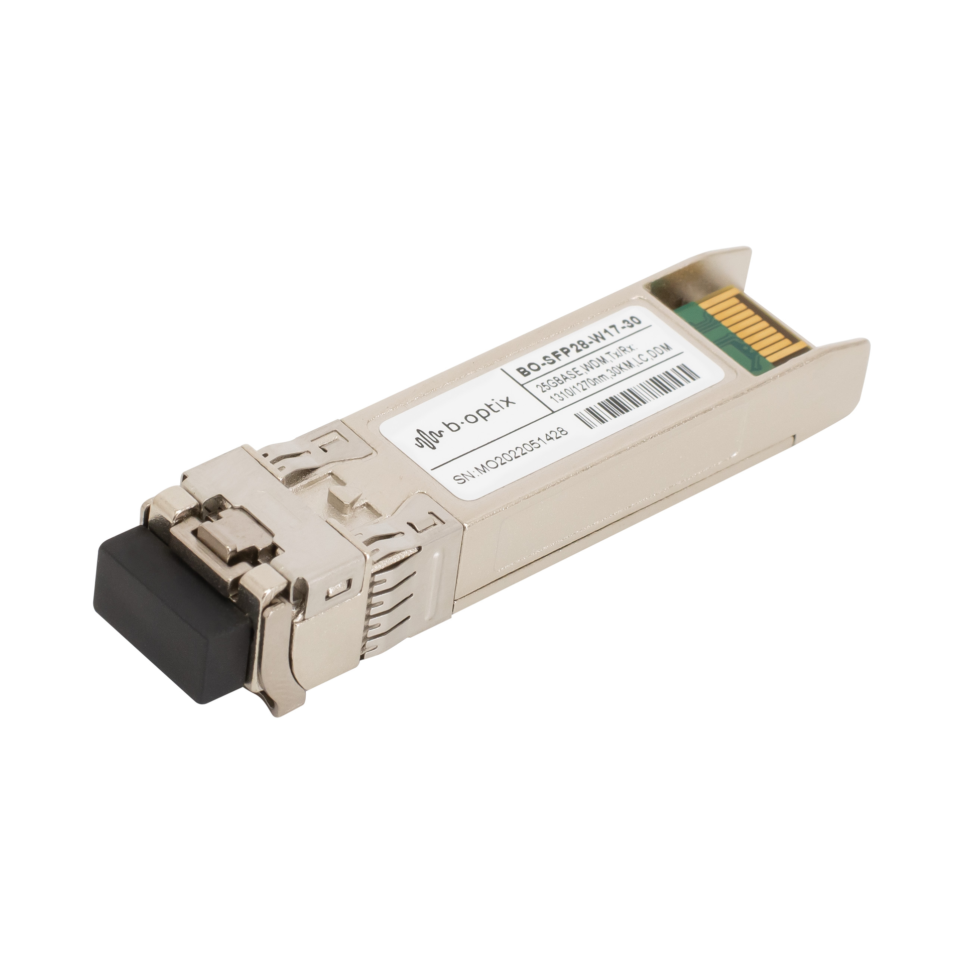 Модуль SFP28 WDM, 25GBASE, разъем LC, дальность до 30км, 1310нм