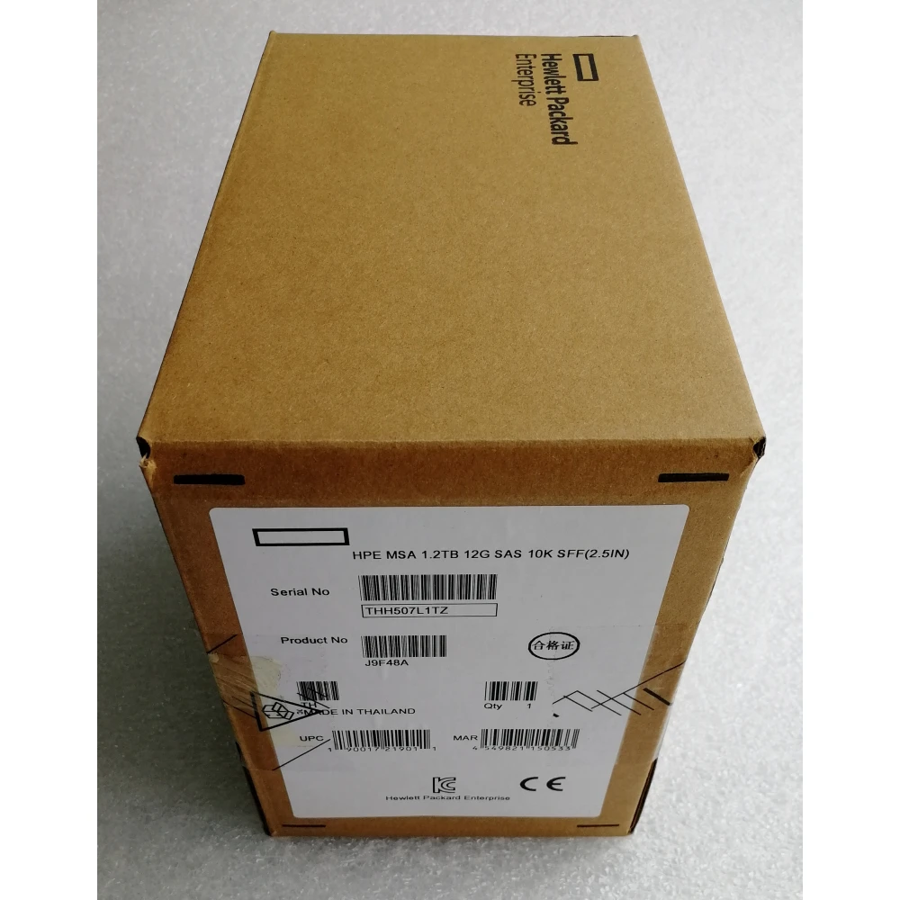 Жесткий диск HP J9F48A 1,2 ТБ 12G 10K SAS 2.5' серверный HDD 787648-001, EG001200JWFVA