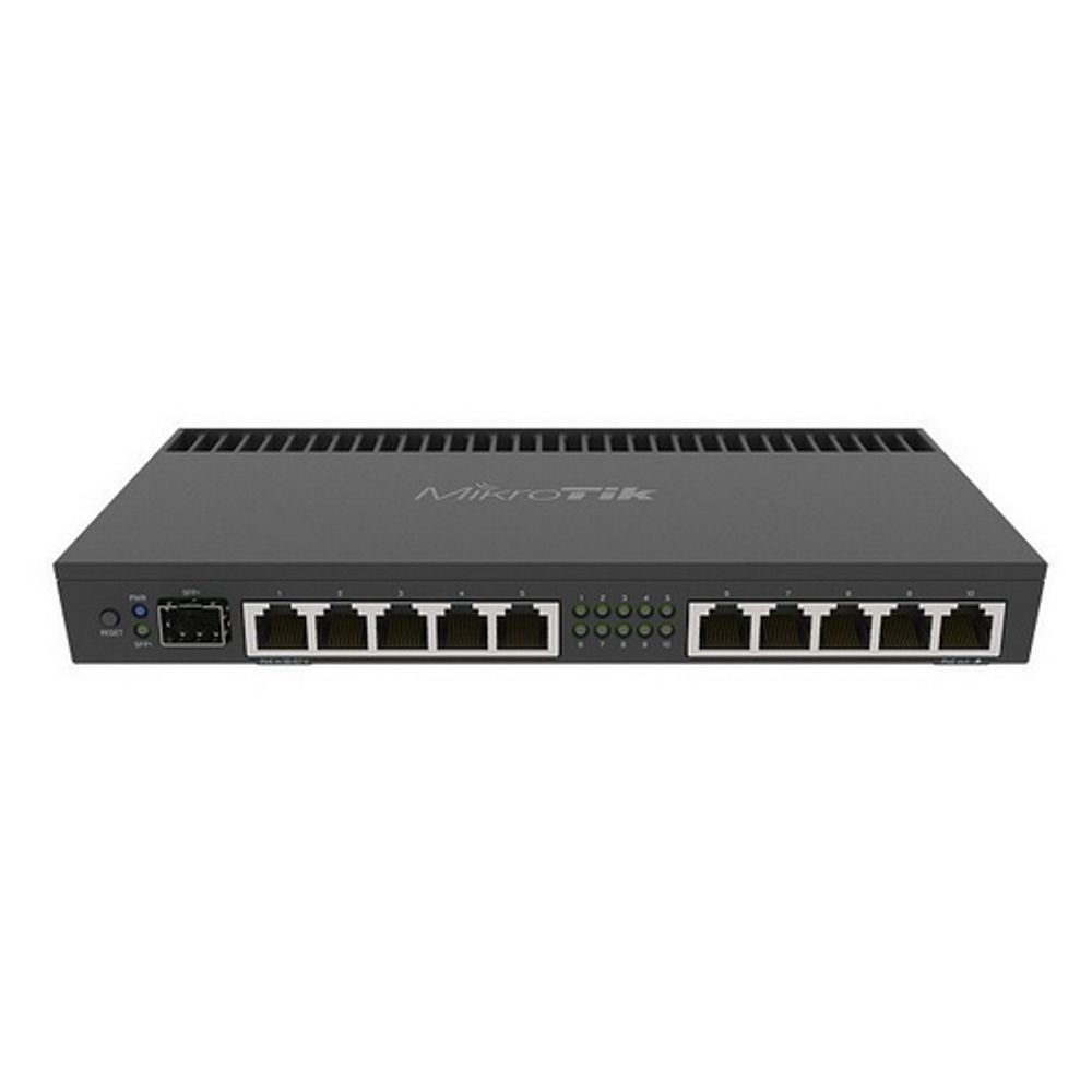 Роутер MikroTik RB4011iGS+RM 10/100/1000BASE-TX/SFP+ черный