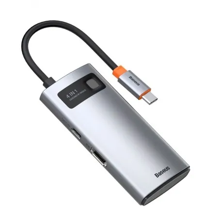 USB-хаб Baseus Metal Gleam Gray (CAHUB-CY0G) в Санкт-Петербурге