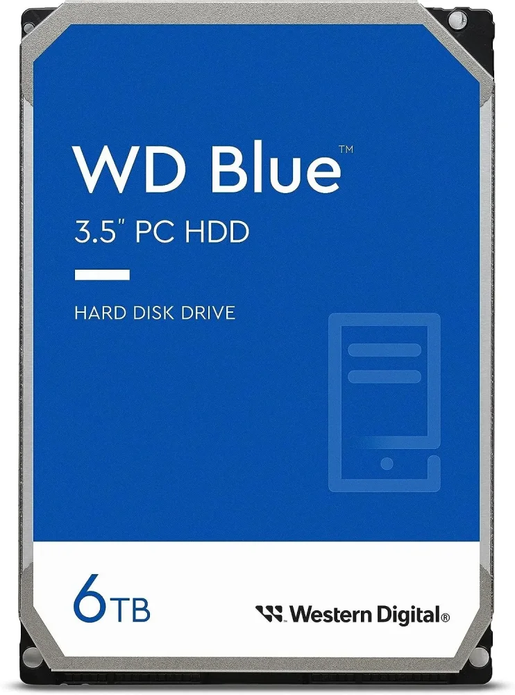 Жесткий диск WD 3,5" WD60EZAX Blue 6ТБ 5400RPM 256MB (SATA III) в Санкт-Петербурге