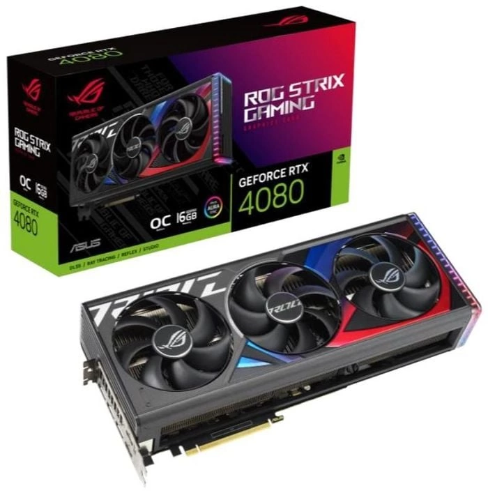 Видеокарта Asus ROG-STRIX-RTX4080-O16G-GAMING (90YV0IC0-M0NA00)