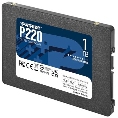 SSD диск Patriot P220 1Tb P220S1TB25
