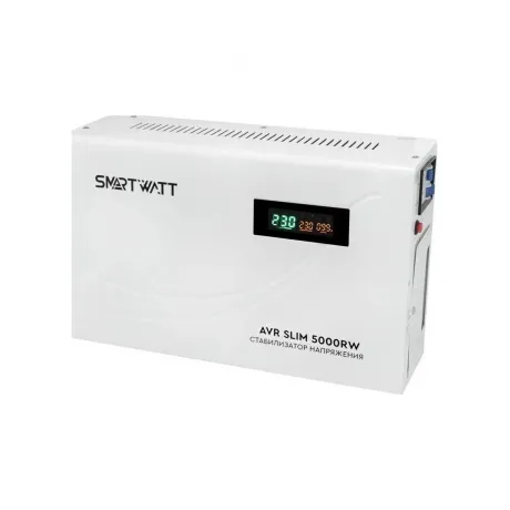 Стабилизатор напряжения Smartwatt AVR Slim 5000RW 5000ВА белый в Санкт-Петербурге