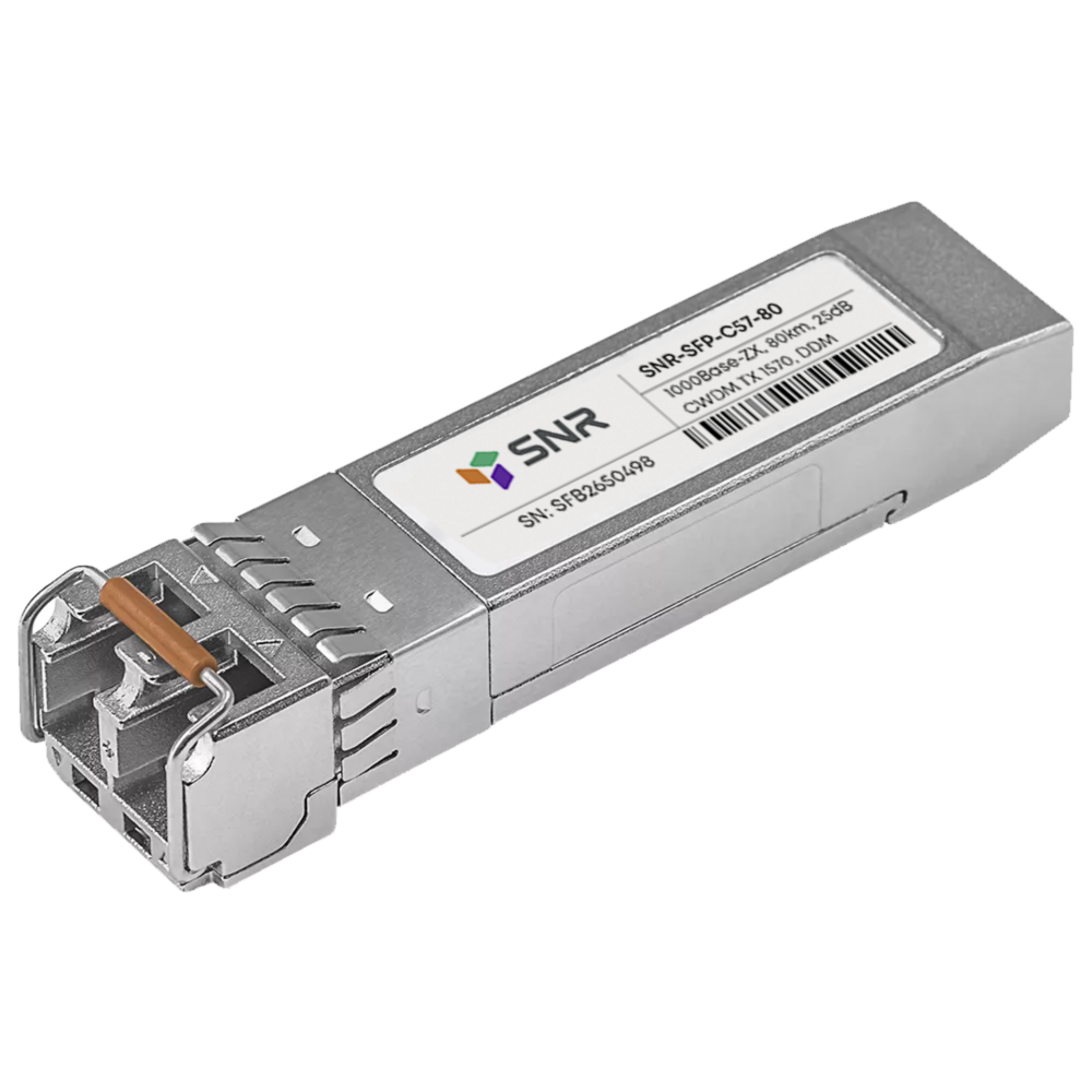 Модуль SFP CWDM оптический, дальность до 80км (25dB), 1570нм