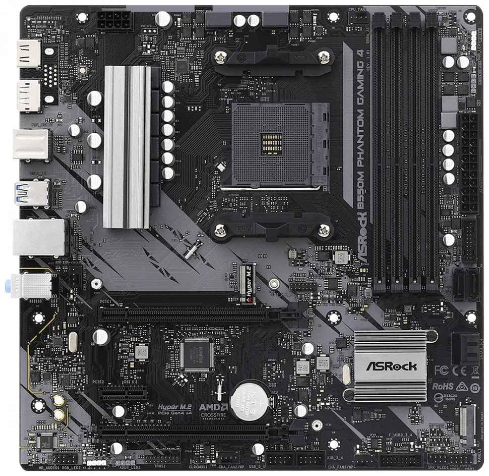 Материнская плата Asrock B550M PHANTOM GAMING 4