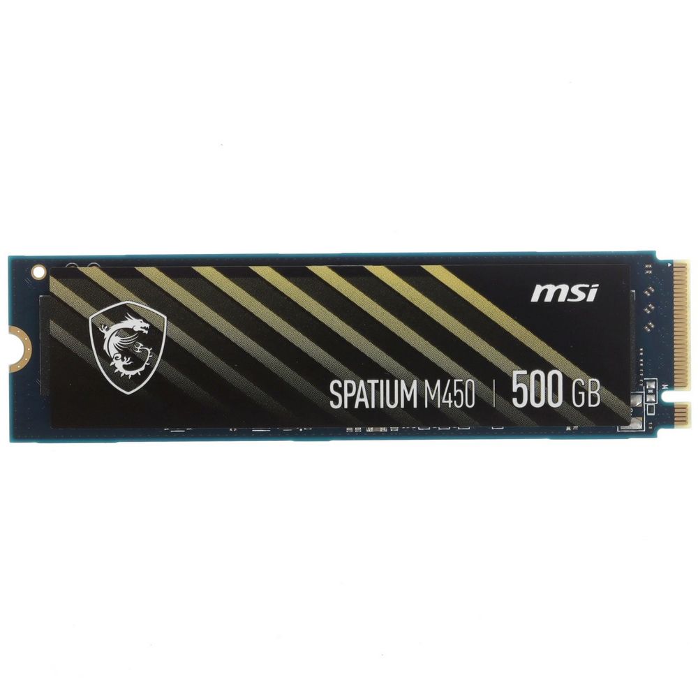 SSD накопитель MSI PCIE 4.0 NVME M.2 500GB SPATIUM M450 500GB V1