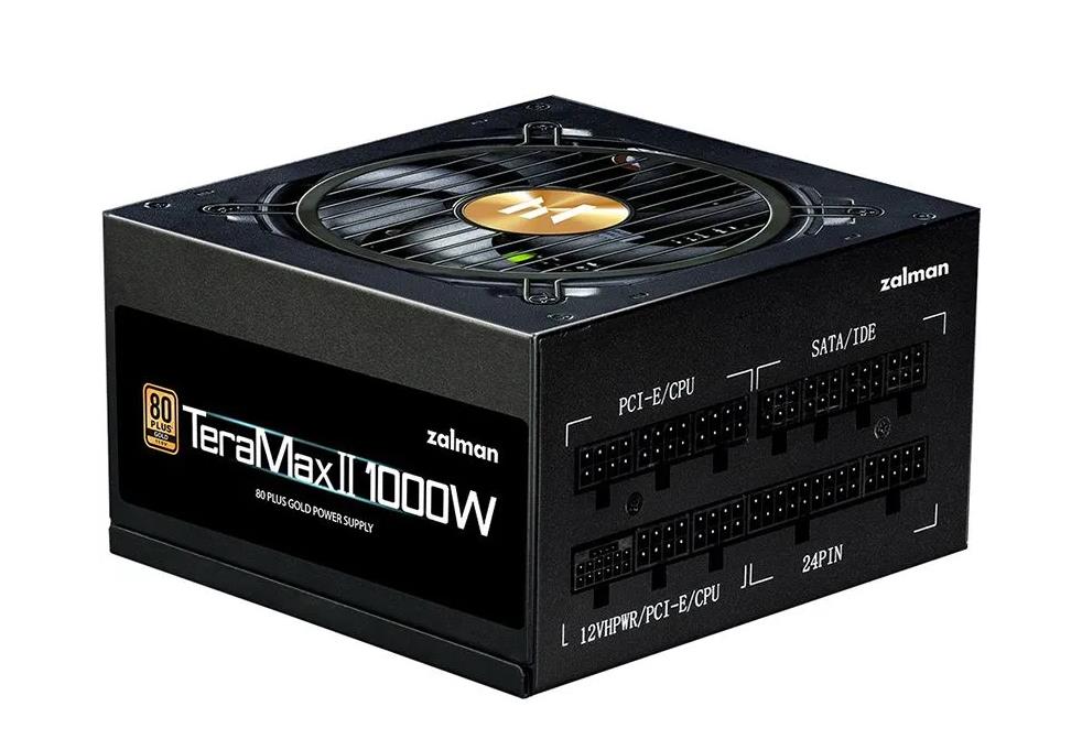 Блок питания Zalman ZM1000-TMX2, 1000W, ATX12V v2.52, APFC, 12cm Fan, 80+ Gold Gen5, Full Modular, Retail (ZM1000-TMX2)