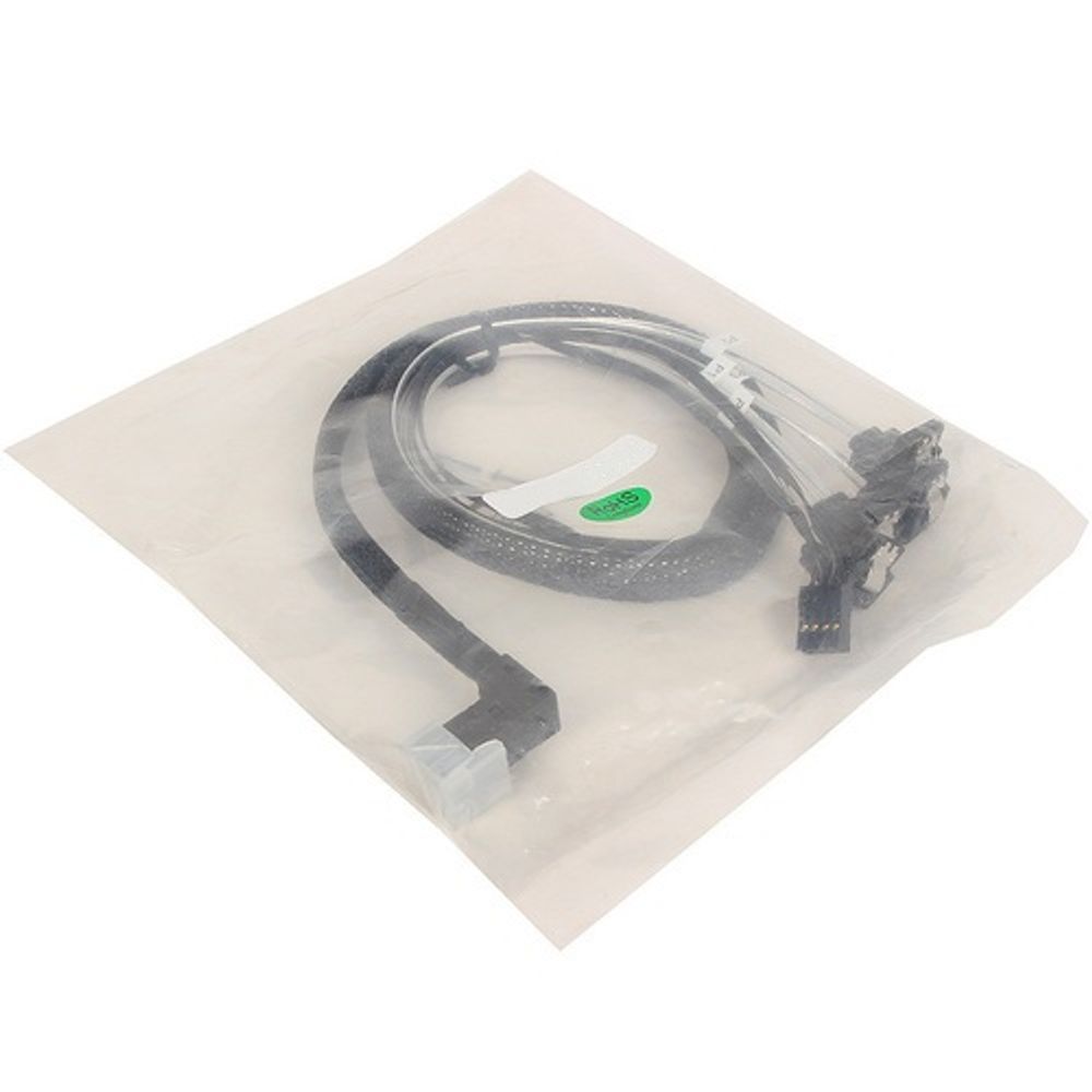 Кабель интерфейсный SAS ACD ACD-RA8643-RASATASB-08M (6705171) Internal SFF8643(угловой) -to- 4*SATA(угловой)+SB ( HDmSAS RightAngle -to- 4*SATA RightA