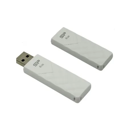 Флешка Silicon Power 8Gb Ultima U03 8Gb (SP008GBUF2U03V1W) USB 2.0 белый в Санкт-Петербурге