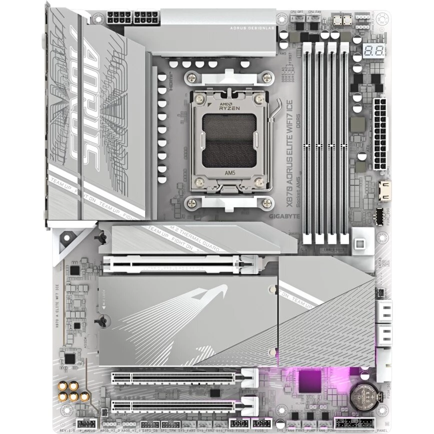 Материнская плата Gigabyte X870 A ELITE WF7 ICE 1.1