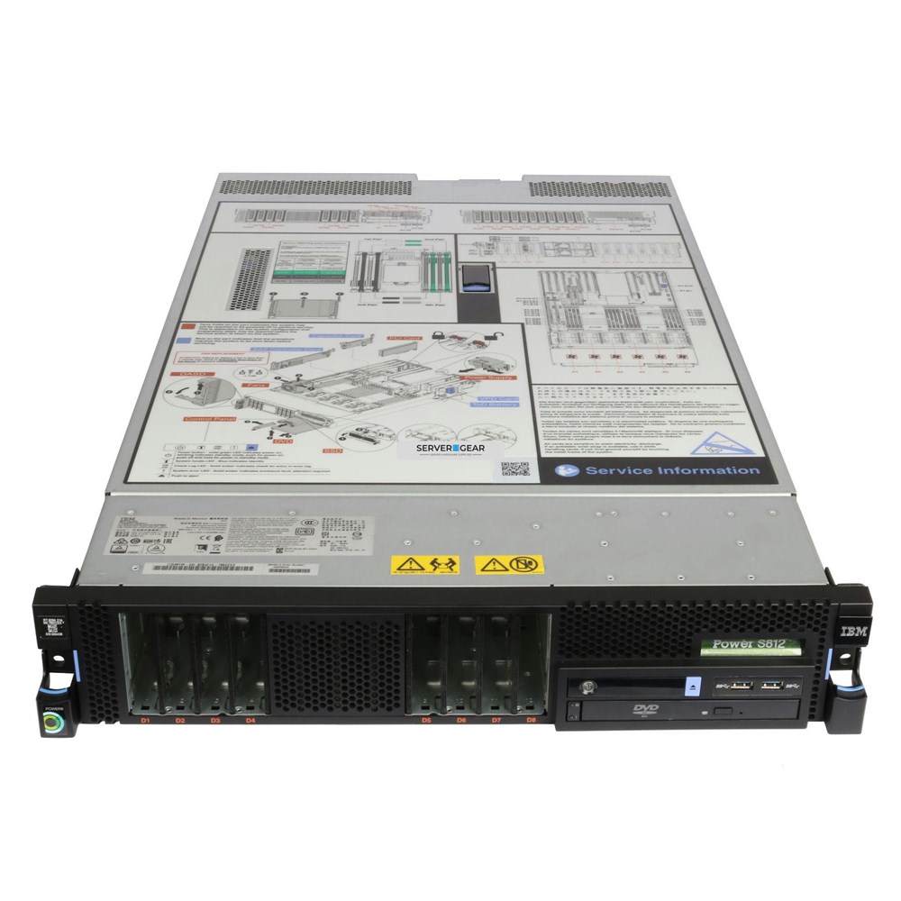 8284-21A Сервер IBM S812 Server w/EPXQ 4-Core 3GHz P8 Processor