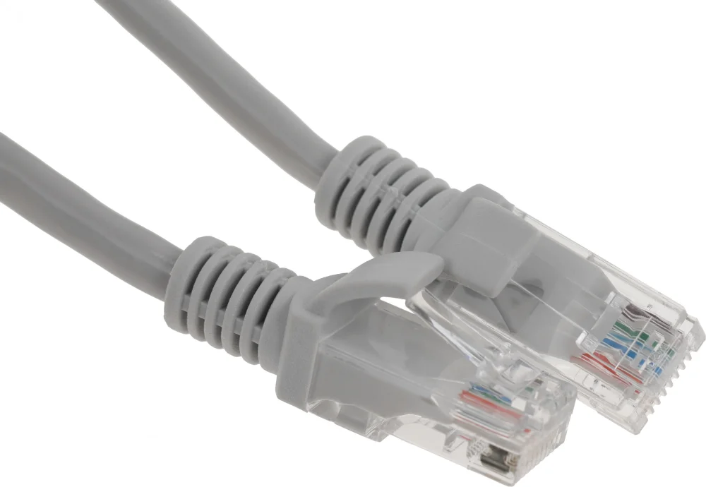 Патч-корд PP12-0.25M 1000G UTP 4 пары cat5E CCA molded 0.25м серый RJ-45 (m)-RJ-45 (m)