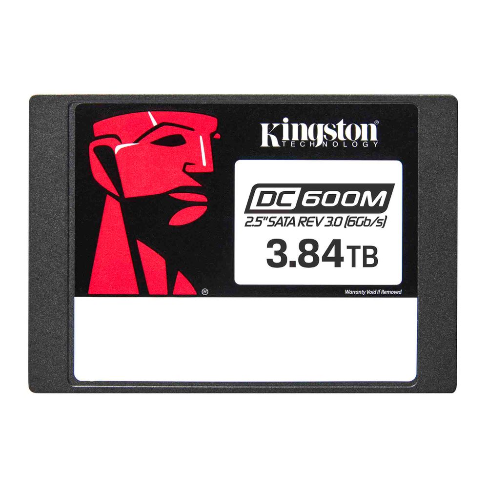 Твердотельный накопитель Kingston Enterprise SSD 3,84TB DC600M 2.5" SATA 3 R560/W530MB/s 3D TLC MTBF 2M 94 000/59 000 IOPS 7008TBW (Mixed-Use) 3 years (SEDC600M/3840G)