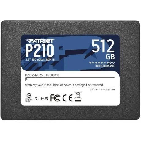 Накопитель SSD Patriot P210 512Gb P210 (P210S512G25) в Санкт-Петербурге