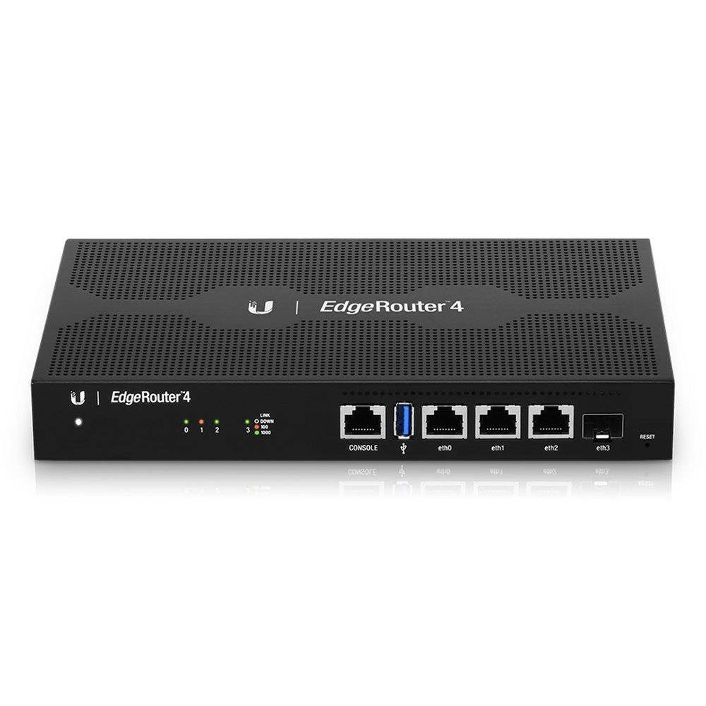 Роутер Ubiquiti ER-4-EU 10/100/1000BASE-TX черный