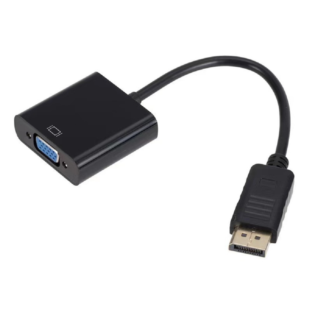 Bion Переходник с кабелем DisplayPort - VGA, 20M/15F, длинна кабеля 15 см, позолоченные контакты, черный [BXP-A-DPM-VGAF-015]