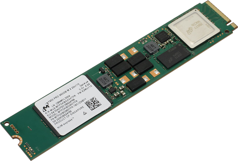 SSD диск Micron 7450 Pro 960GB (MTFDKBG960TFR-1BC1ZABYY)