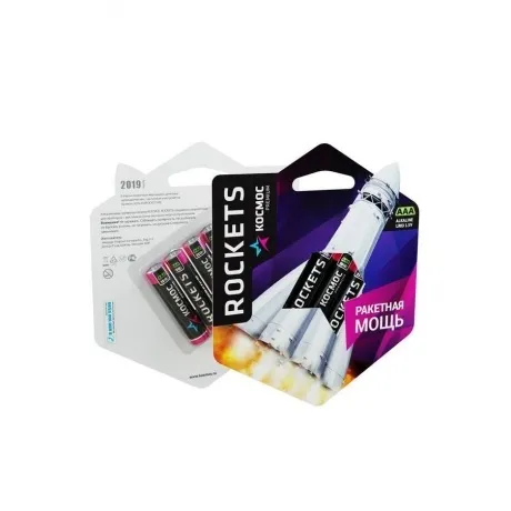 Элементы питания KOSMOS premium ROCKETS LR03 4*BL в Санкт-Петербурге