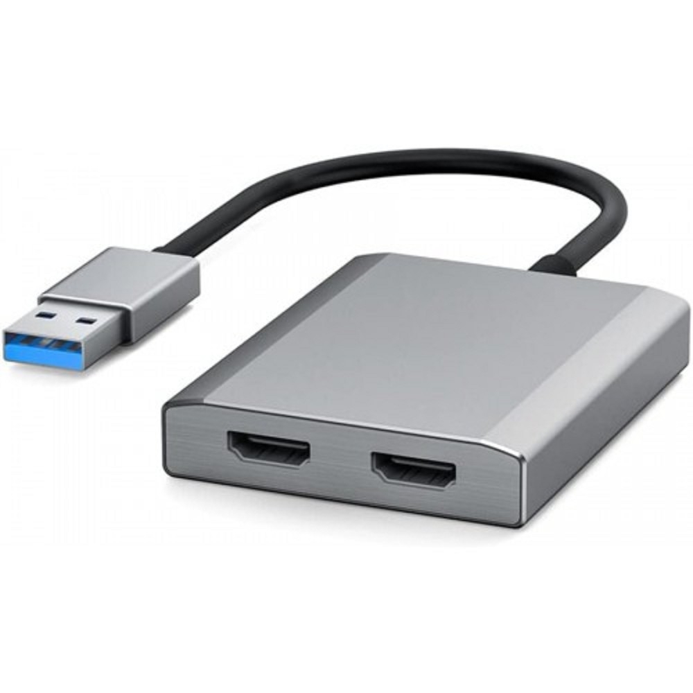 KS-is KS-821 Адаптер USB 3.0 на HDMIx2 4K+1080p
