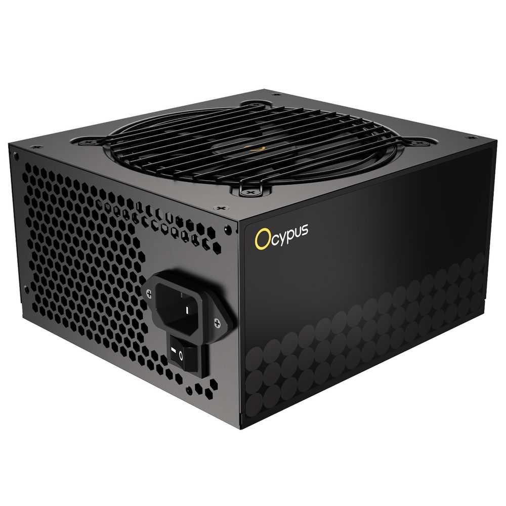Блок питания 850W Ocypus Gamma P850 BK (ATX, 80+, APFC, 20+4 pin, 120mm fan, PCI-E 6+2Px4, 6xSATA) (Gamma-P850-W1HDBK024X-EU)