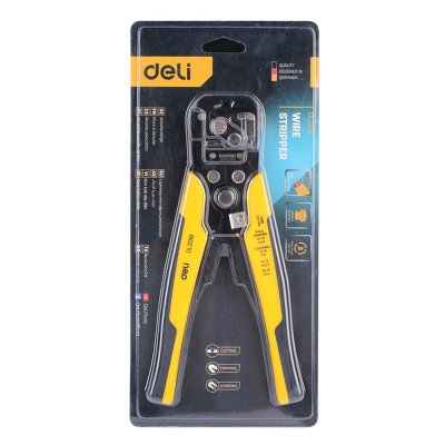 Клещи обжимные Deli DL2018