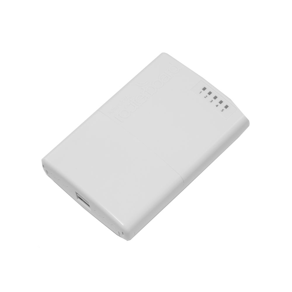 Маршрутизатор MikroTik PowerBOX with 650MHz CPU, 64MB RAM, 5xLAN (four with PoE out), RouterOS L4, outdoor case, PSU, PoE, mounting set (RB750P-PBr2)