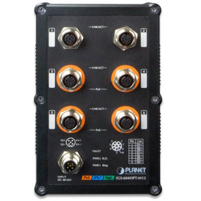 Коммутатор Planet IGS-604HPT-M12