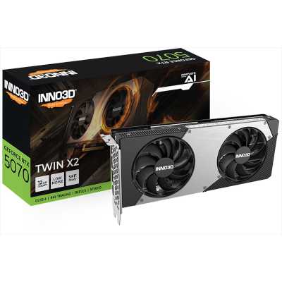 Видеокарта Inno3D nVidia GeForce RTX 5070 Twin X2 12Gb N50702-12D7-195064N