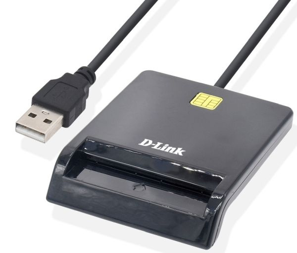 Считыватель D-Link DCR-100 (DCR-100/B1A) USB 2.0 CCID1 Type-A