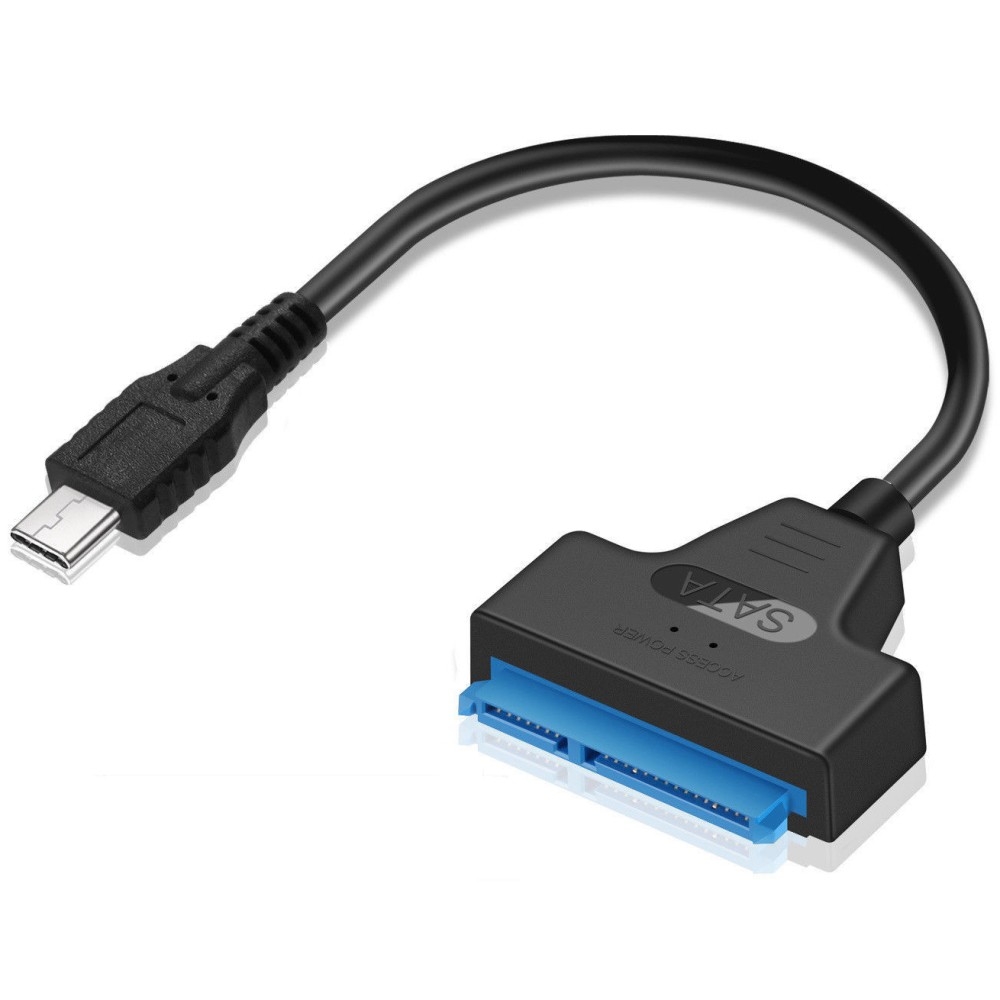 ORIENT UHD-502N-C, USB 3.2 Gen1 (USB 3.0) адаптер для SSD & HDD 2.5" SATA 6GB/s (JMS578, поддержка UASP), кабель подключения USB Type-C (33325)